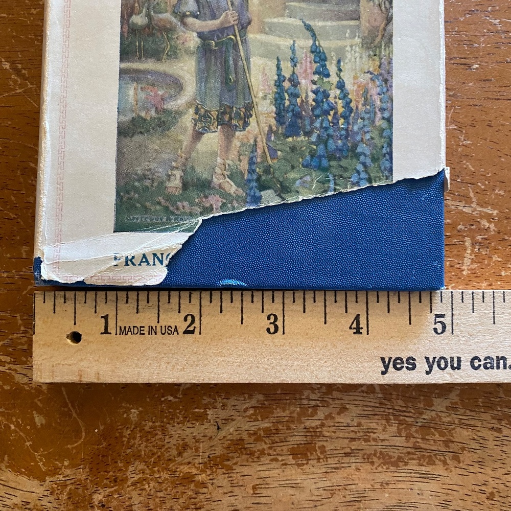 Dodd Mead Blue Cloth Embossed Hardcover Book Vintage 1924 Coffee Table - Picture 15 of 16